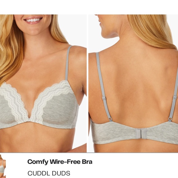 🌸CUDDL DUDS 2 PC WIRELESS BRAS - Picture 3 of 11